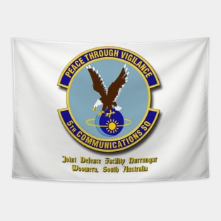 Vintage 5th Joint Defense Space Communications Squadron Tapestry