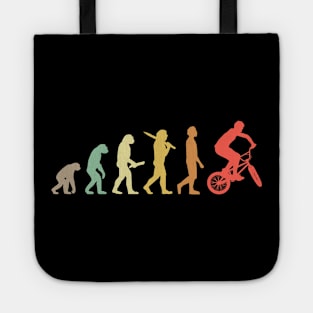 Retro BMX Evolution Gift For BMX Riders Tote