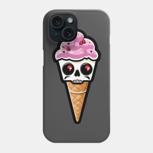 Zombie ice cream I scream cone Phone Case