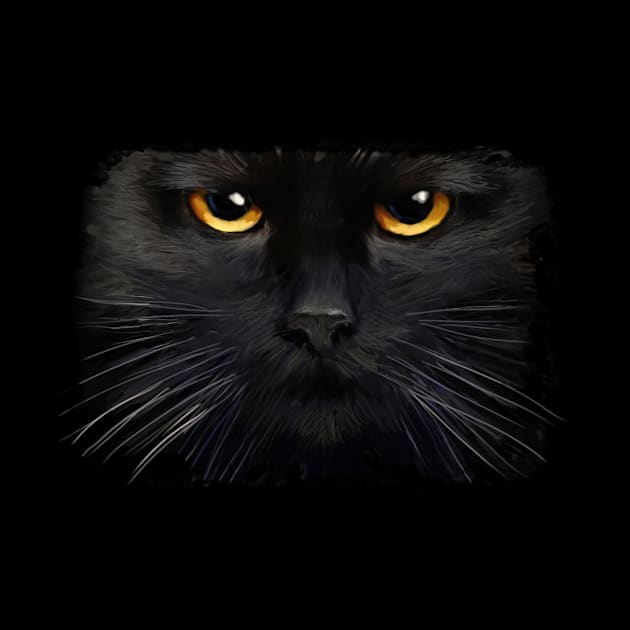 Black Kitty by PeggyNovak