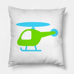 Little Helicopter Emoticon Pillow