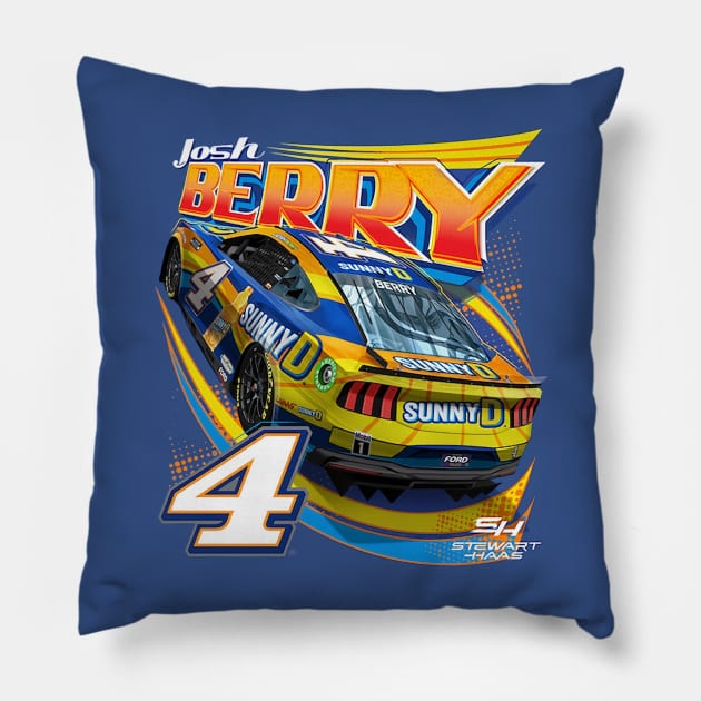 Josh Berry Sunny D Pillow by stevenmsparks