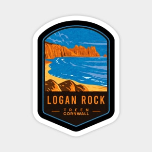 Logan Rock Treen Cornwall Magnet