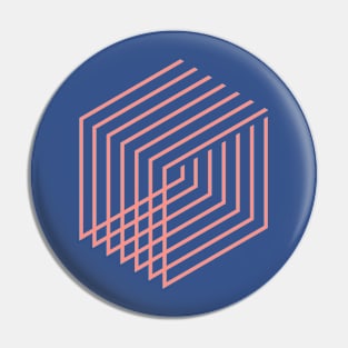 Orange squares Pin