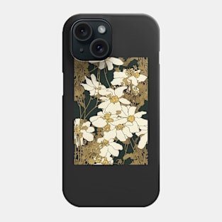 Beautiful Stylized White Flowers, for all those who love nature #172 Phone Case