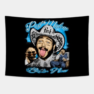 Post malone vintage 80s bootleg design Tapestry