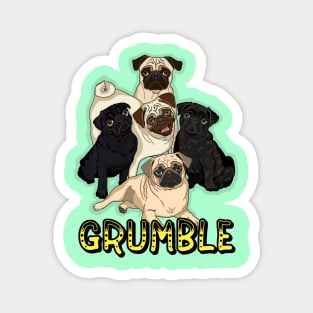 Pug Grumble Magnet