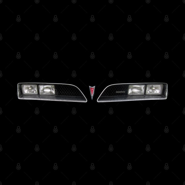 Pontiac Firebird classic American car minimalist grille by soitwouldseem