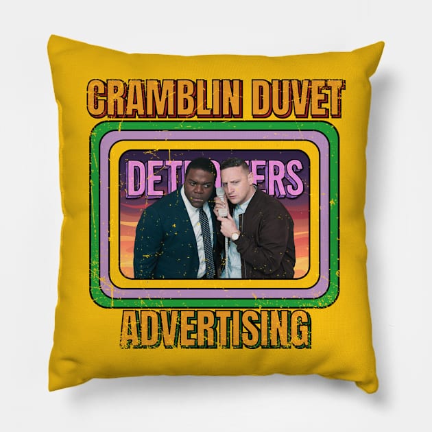 CRAMBLIN DUVET ADVERTISING Pillow by Michelle Hoefener 