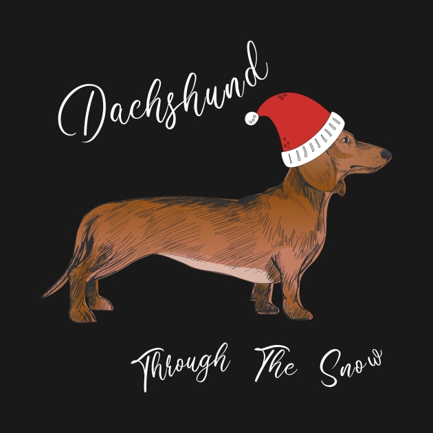 Xmas Dachshund by RainbowAndJackson