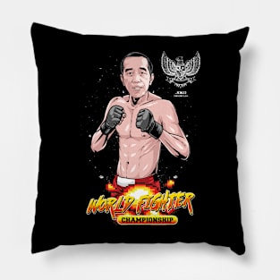 joko fighter from indonesia Pillow