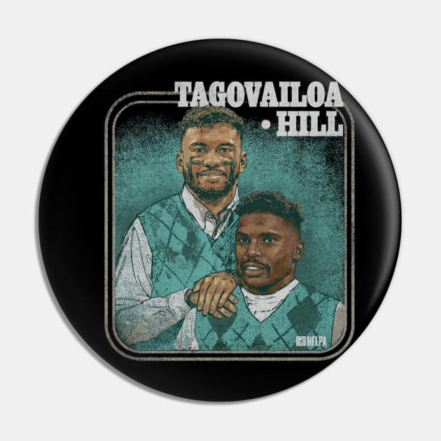 Tua Tagovailoa & Tyreek Hill Miami Step Brothers Pin by ClarityMacaws