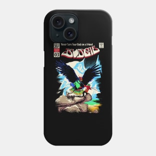 Budgie Band, Comic Cover style, Never Turn Back on a Friend Phone Case