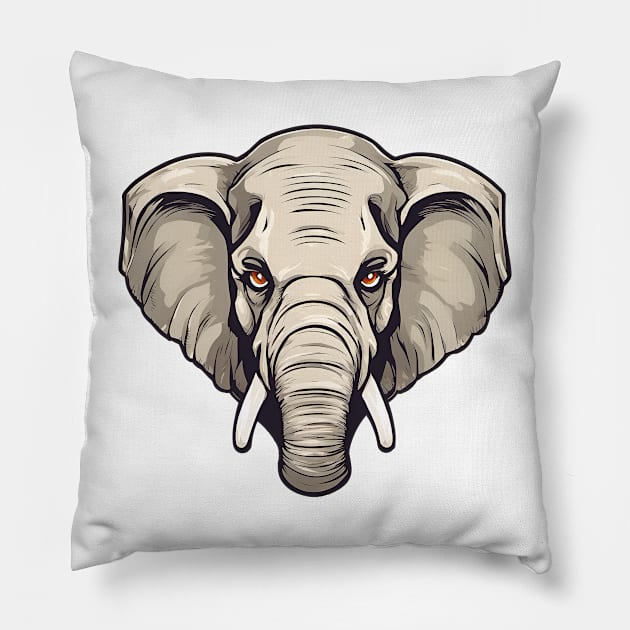 Elephant Pillow by ArtShare