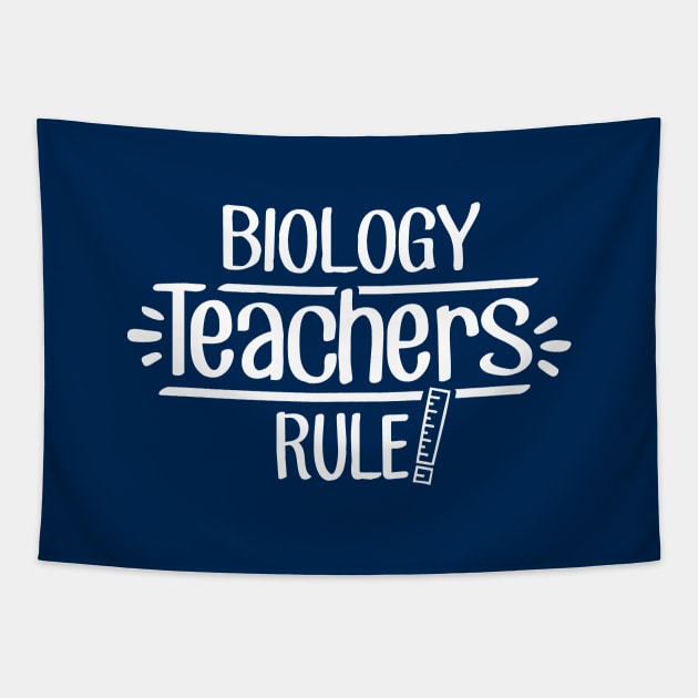 Biology Teachers Rule! Tapestry by TheStuffHut