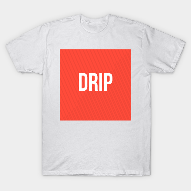 red drip shirt