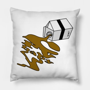 Spilt milk (chocolate edition) Pillow