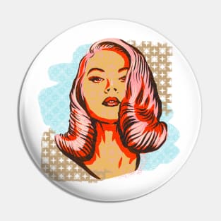 Vintage Girl Pin