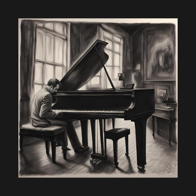 The pianist inspired art by IOANNISSKEVAS