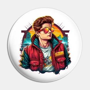 Back to the future Marty McFly Pin