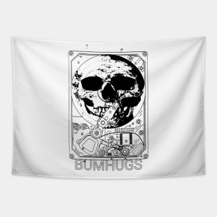 Hard Drive Skull Tapestry