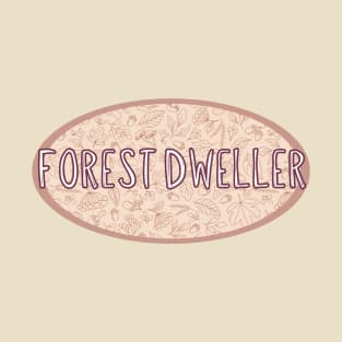 Forest Dweller Line Drawing T-Shirt