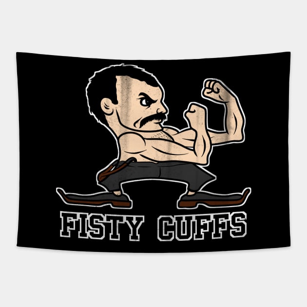 Fisty Cuffs Tapestry by Eman