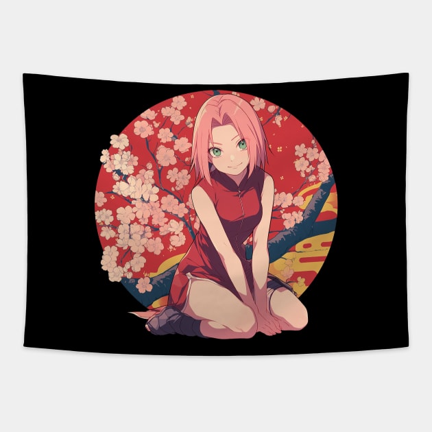 sakura Tapestry by StevenBag