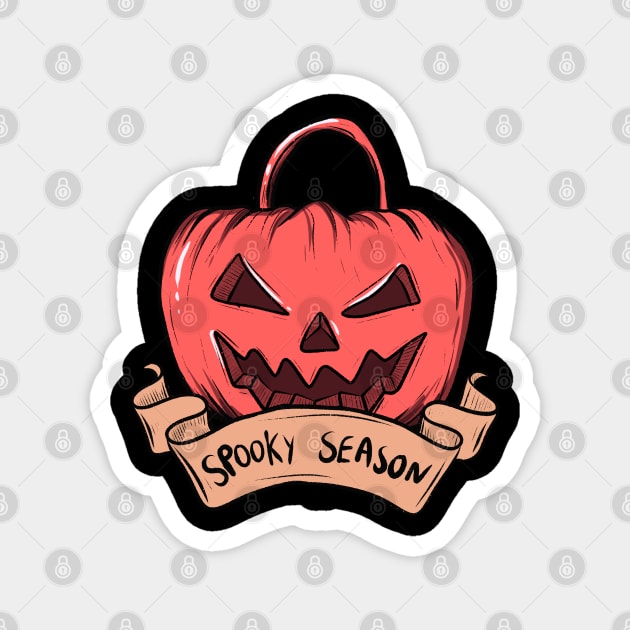 Spooky season Magnet by Jess Adams