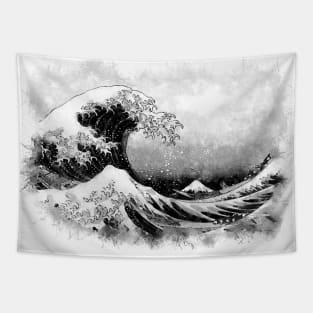 ✪ The Great Wave Off Kanagawa ✪ Retouched Abstract Fan Art Tapestry