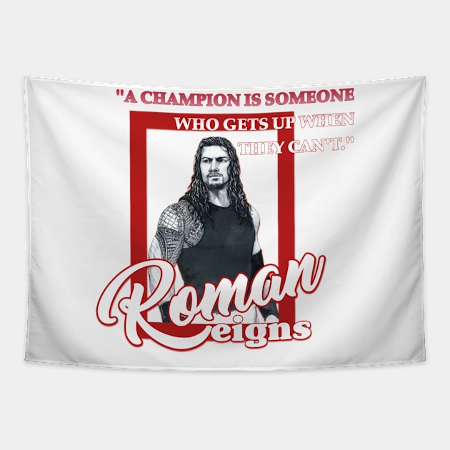 Roman reigns Tapestry by Light Up Glow 