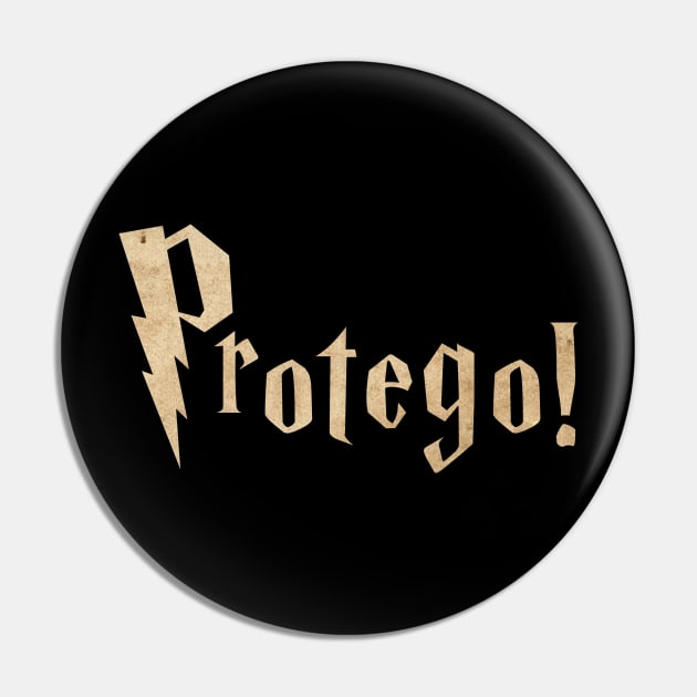 Protego Spell Pin by shippingdragons
