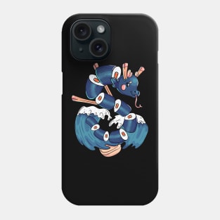 Kawaii sushi dragon Phone Case