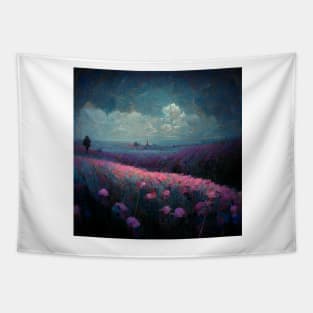 Fields of lavender IV Tapestry