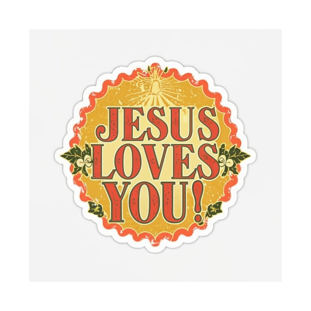 JESUS LOVES YOU by likbatonboot