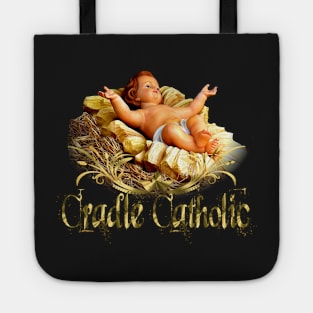 Christmas Jesus Nativity Manger Cradle Catholic Tote