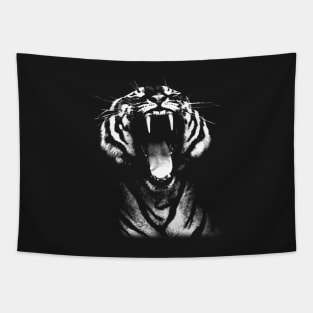 tiger, screaming tiger Tapestry