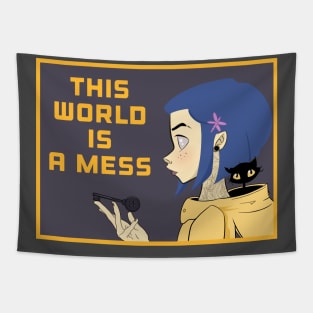 Coraline jones Tapestry