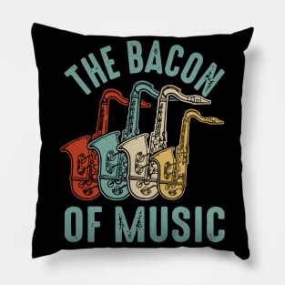 The Bacon of Music Design Saxophone Pillow