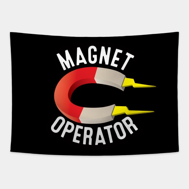 MRI Tech Magnet Operator Tapestry by LaughingCoyote