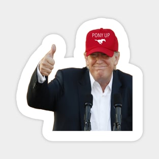 Trump SMU Hat Magnet