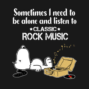 Classic Rock // Aesthetic Vinyl Record Vintage // T-Shirt