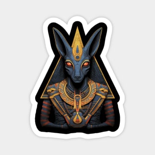 Anubis, the Egyptian God of the Dead Magnet