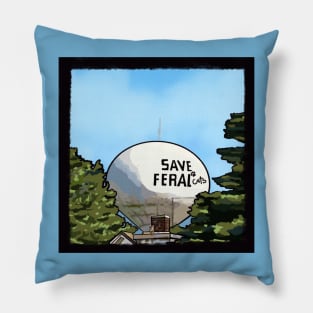 Save Feral Cats Pillow