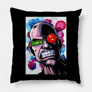 Spider Jerusalem inspired art Transmetropolitan Graphic Pillow