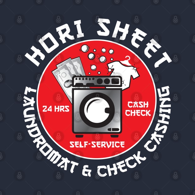 Hori Sheet Laundromat & Check Cashing by Alema Art