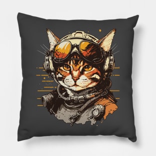 The Pilot Cat Pillow