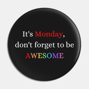 Awesome Monday Motivation Pin