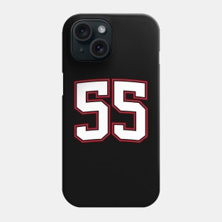 Number Fifty Five 55 Phone Case