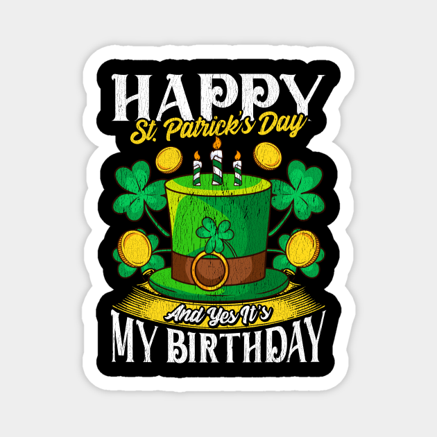 st pattys day birthday t shirt